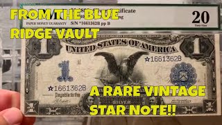 FROM THE EXCLUSIVE PRIVATE VAULT : A RARE 119 YEAR OLD SILVER CERTIFICATE STAR NOTE!