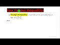 Young's inequality proof  || famous inequality ||maths by Zahfran