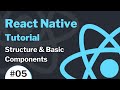 React Native Tutorial #5 - Structure & Basic Components in Our First App