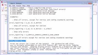Beginner PHP Tutorial 15 More on Error Reporting