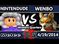 Fight Pitt IV - Nintendude (Ice Climbers) Vs. Wenbobular (Fox, Captain Falcon) - Winners Quarters