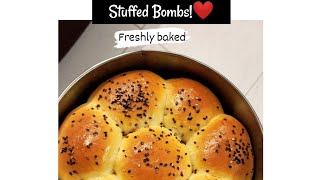 Stuffed Bombs | Chicken bombs | stuffed chicken buns | chicken bun  | Chicken bun without oven