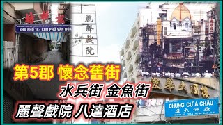 第5郡 懷念舊街 水兵街 金魚街 麗聲戲院 八達酒店 昇龍酒樓 越南胡志明市。粵語 SAIGON QUAN5