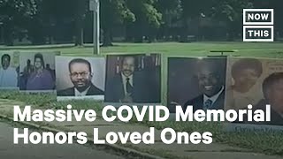 Detroit Families Set up COVID-19 Memorial | NowThis