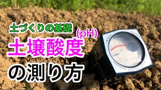 土づくり　pHの測り方