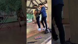 ලවන් dance පුරුදු කරන හැටි 😜 | Lavan abhishek dance practice