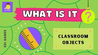 What's this? – School supplies | English Vocabulary Guessing Game for kids (ESL)