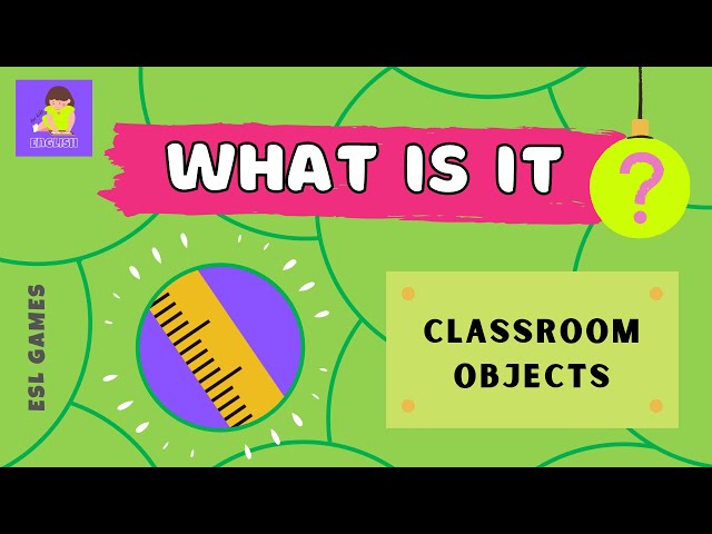 Guessing Game School Supplies Gen English Esl Video Lessons
