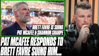 Pat McAfee Responds To Brett Favre Suing Him For Defamation...