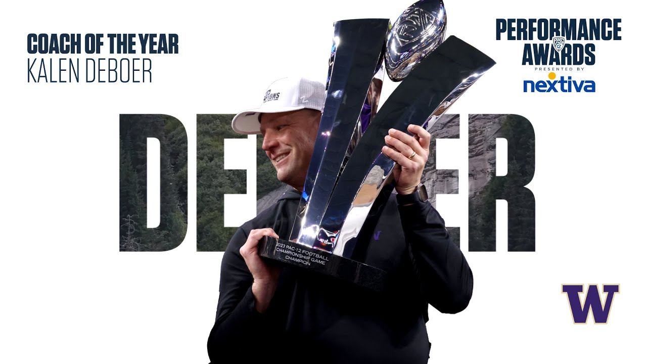 Washington’s Kalen DeBoer Wins Second Straight Pac-12 Coach Of The Year ...