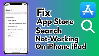 Fixed Appstore Search Not working On iPhone ! Appstore Can't Search Apps On iPhone iPad Fix 2023