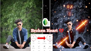 Snapseed Amazing Broken Heart 💔 Editing | Snapseed Photo Editing Step By Step | Snapseed Tutorial