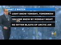 Chicago Weather: Heavier Snow Coming Monday Night