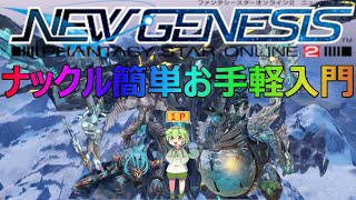 【PSO2NGS】ナックルで簡単お手軽ボス戦立ち回り入門