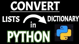 Python program to convert lists into dictionary