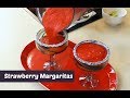 How to Make Strawberry Margaritas ~ Frozen Margarita ~ Amy Learns to Cook