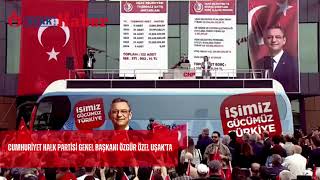 Cumhuriyet Halk Partisi Genel Başkanı Özgür Özel Uşak'ta