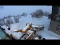 Snow plowing northen Norway