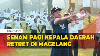 Tito di Barisan Depan! Bobby dan Para Kepala Daerah Ikuti Senam Pagi saat Retret di Akmil Magelang