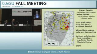 Fall Meeting 2012 Press Conference: Natural or man-made? Triggers and limits to induced earthquakes