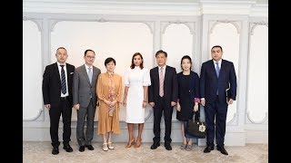 Birinci vitse-prezident Mehriban Əliyeva Çinin nümayəndə heyəti ilə görüşüb