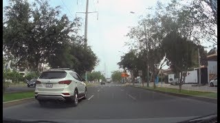 Lima | Avenues Angamos \u0026 Primavera 10 KM Full route (2017) - Timelapse