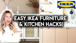 7 DIY IKEA HACKS 2020 | AFFORDABLE FURNITURE + KITCHEN IDEAS