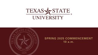 Spring 2025 10am Thursday May 8th