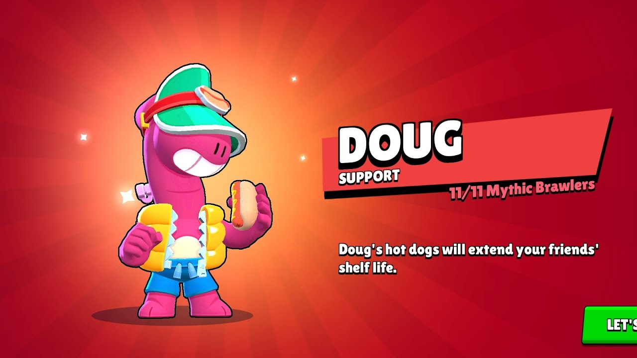 Doug Is Here!! Unlocking Doug • Brawl Stars - YouTube