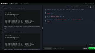 Hackerrank Python Solution #10 Numpy - Min and Max