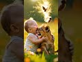 baby enjoy with 🦁 cutebaby funny baby comedy cute babyanimals funnysounds