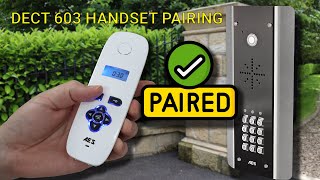 Pairing Handset to DECT 603 Intercom - AES Global