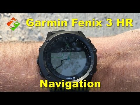 Garmin Fenix 3 Hr Navigation Youtube