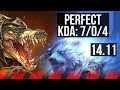 RENEKTON vs VOLIBEAR (TOP) | 7/0/4, Godlike | EUW Grandmaster | 14.11