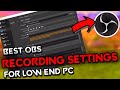 ➢OBS Lagging When Recording\Streaming | OBS Best Settings For LOW-END PC | OBS Lag Fix | 2022 |