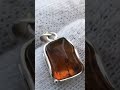 amber stone pendant in silver new in our lapidary rdgems amber howto lapidary ytshorts