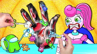Help Mommy Long Leg heal her hand - Stop Motion Paper | Yul Channel #59