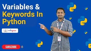 Variables and Keywords in Python | Python Tutorials - 2022 | Codegnan