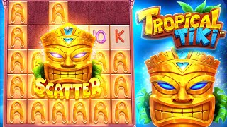 TROPICAL TIKI SLOT PAID ME ONE OF MY BIGGEST WINS EVER! (MUST SEE)