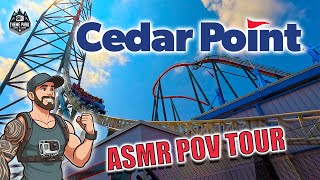 Walkthrough ASMR tour | Cedar Point 4K | POV on roller coasters