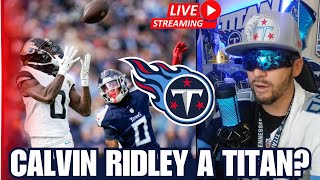 Titan Anderson is LIVE! Tennessee Titans after JAGUARS Calvin Ridley? Free Agency + NFL Combine