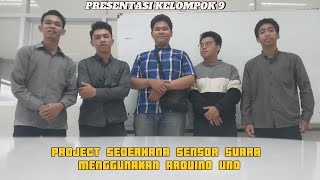 Kelompok 9 | Membuat Program Sensor suara Sederhana dengan Arduino Uno