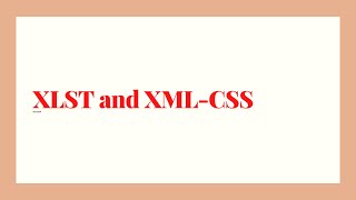 xml stylesheet, xml css