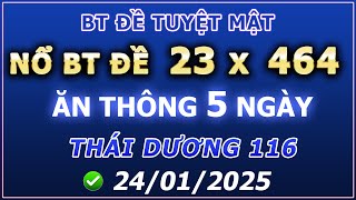 TRỰC TIẾP XSMB NGÀY 24/01 | MỞ RA CƠ HỘI KIẾM TIỀN NHANH NHẤT, ĐÓN NHẬN TÀI LỘC VỀ NHÀ