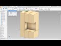 Woodwork for Inventor - Kitchen Block Design