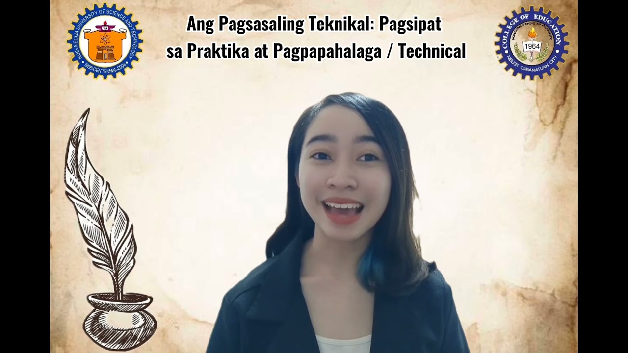 Ang Pagsasaling Teknikal: Pagsipat Sa Praktika At Pagpapahalaga ...