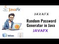Random Password Generator in Java |Generate Password using Java