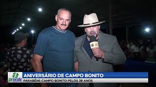 Aniversário de Campo Bonito   38 Anos