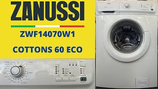 Zanussi Essential ZWF14070W1 Washing Machine - Cottons 60 Eco