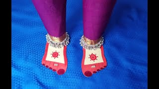 Quick and Easy legs making for Varalakshmi Devi / Very Simple method / DIY Legs for Devi idol /kalas